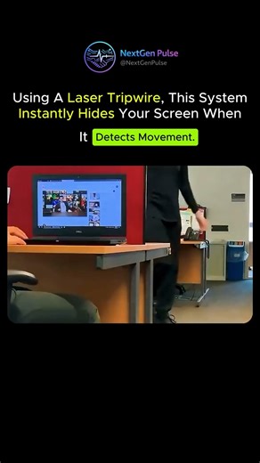 using a laser tripwire #tech #technology #idea