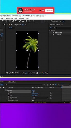 Make 🎄Tree Animation in After effect#afterefects #adobepremierepro #aftereffecttutorials