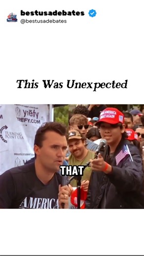 BEST USA DEBATES on Instagram: "This Was Unexpected Charlie Kirk was an American conservative political commentator, author, and activist best known as the founder and former president of Turning Point USA. He rose to national prominence through his work engaging young audiences on issues related to free speech, limited government, cultural values, and American conservatism, particularly on college campuses across the United States. He was widely recognized for his debate-driven approach, freque