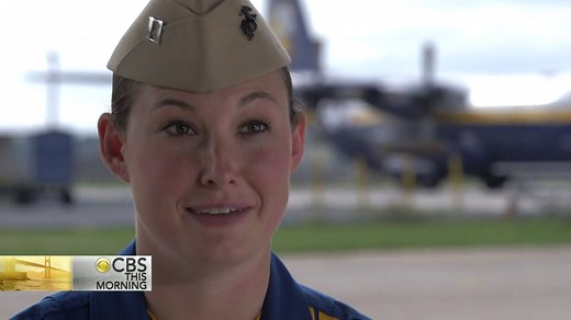 Blue Angels' first female pilot takes flight