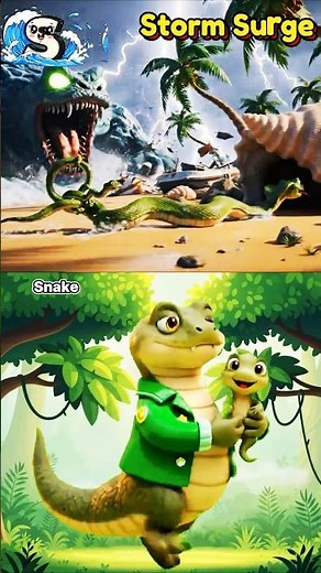 🌈 ABC Animals in Disasters Song 🐍🐅🐏🦅🐋🐿️🦬🦓 | Snake Storm Surge, Tiger Tornado, Whale 🌪️🔥🌊