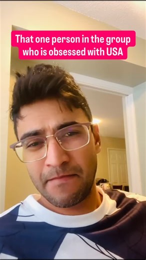 Abhishek Somani on Instagram: "Tag that person who is obsessed with USA 😂 #reels #canadian #funny #usa #relatable"