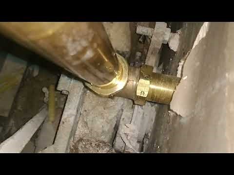 Concealed Sloan Flush Valve