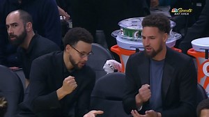 22K views · 1.4K reactions | Steph and Klay played rock paper scissors to see who had to introduce Andre 藍 | NBC Sports Bay Area / California | Facebook