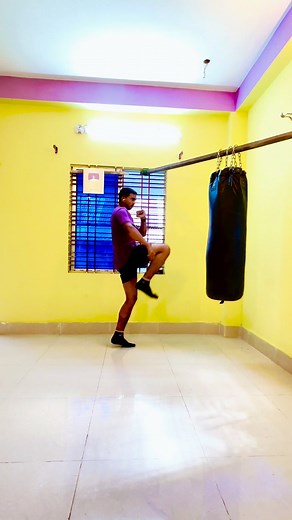 #Jump Front kick attack tutorial # powerful attack #reels 🥋🇧🇩 | Karate fight 360bd