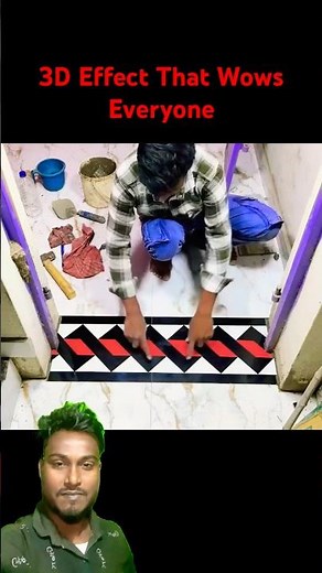 “Beautiful 3D Doormat Design | Unique Floor Decoration Idea”