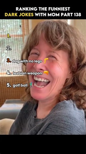 Ranking the Funniest Dark Jokes With Mom Part 138 😳😂 #shorts #funny #joke #darkhumor