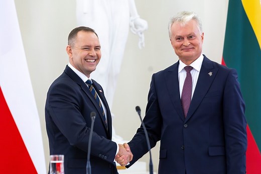 New road linking Baltic states to Poland opens at a time of tensions with Russia