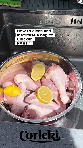 Cleaning and Cutting Chicken for Maximum Usage