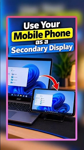 Use Your Phone as a Second Monitor! 📱💻 | Turn Android Phone into PC Display