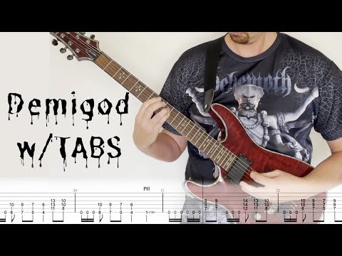 BEHEMOTH "Demigod" (SCREEN TAB, guitar cover)