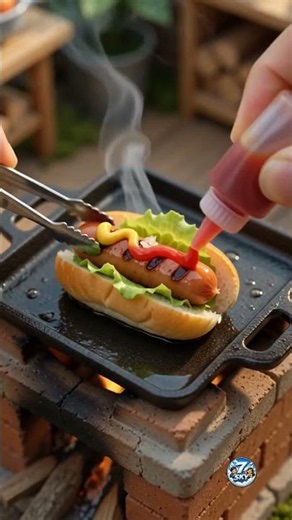 🌭 Delicious Hot Dog Recipe | Classic American Hot Dog | Easy & Tasty Fast Food 😍#shorts #fastfood