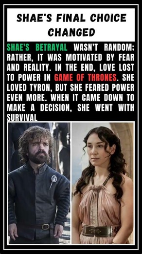 Shae's Final Choice Changed Everything 😳 | Sibel Kekilli