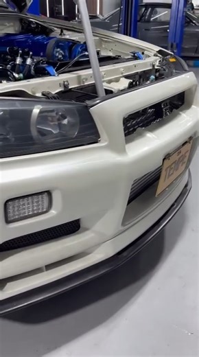 Precision Turbo & Engine on Instagram: "Ali’s R34 GTR is just about ready to hit the dyno — and it’s getting fed by the Precision Turbo & Engine 8685 Next Gen, rated at 1,800 HP. 😤💨 Build highlights from the Maatouks Racing crew: • MR2000 engine package w/ MR Engineering cam gears, trigger kit, coil kit + cam covers • Bullet Race Engineering billet block • Nitto Performance Engineering rotating assembly • Albins sequential • Hypertune inlet + cooler • 6boost Pro Mod exhaust manifold • Haltech 