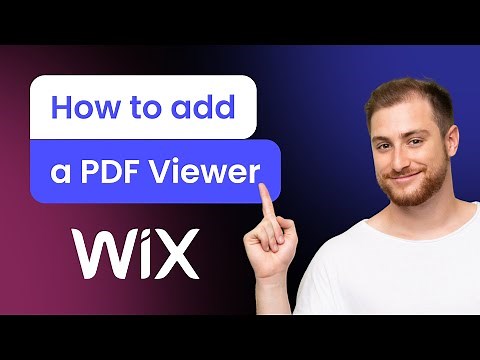 How to add a PDF Viewer to Wix