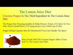Lose 10 Pounds in 10 days with the Lemonade Diet | Lemon Detox Diet