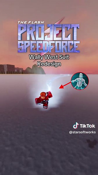 Wally West Suit Redesign in The Flash: Project Speedforce