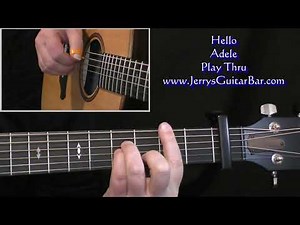 Adele Hello | Guitar Play Thru