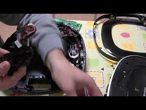 LG HOMBOT VR6260LV REPARACION ENGRANAJES DERECHO CEPILLO