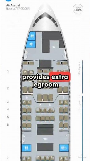 Air Austral Boeing 777-300ER Flight Seat Map