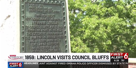 Today in History - Aug. 19: Abraham Lincoln makes visit to Council Bluffs