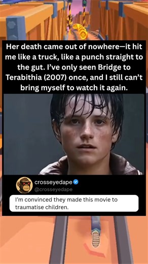 Her death came out of nowhere—it hit me like a truck, like a punch straight to the gut. Therabithia