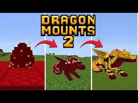 Taming and Riding Dragons | Dragon Mounts 2 Minecraft Mod 1.21+ | Minecraft Dragon Mod 1.21+