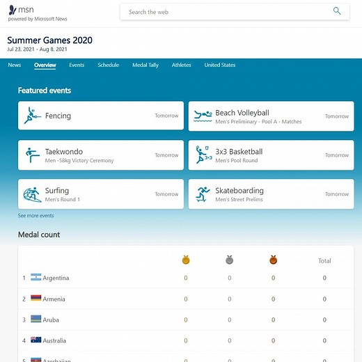 14K views · 58 reactions | The Summer Games have begun! Find the latest Tokyo highlights and events with Microsoft News. https://bit.ly/3iLHoSZ | MSN | Facebook