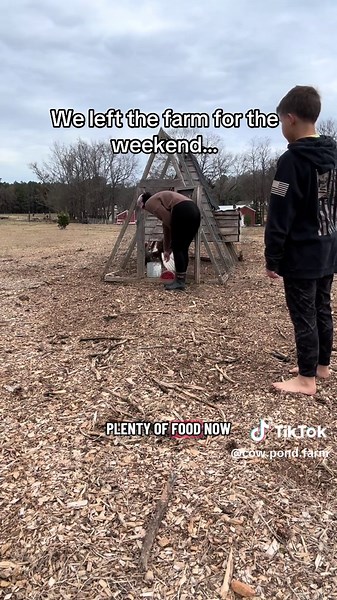 Leaving the farm to go out of town! #smallfarm #farmstead #farmlife #farmchores