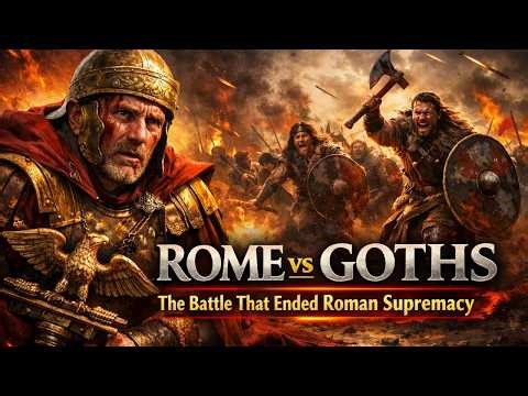 Rome vs Goths The Battle That Ended Roman Supremacy | Roman Empire