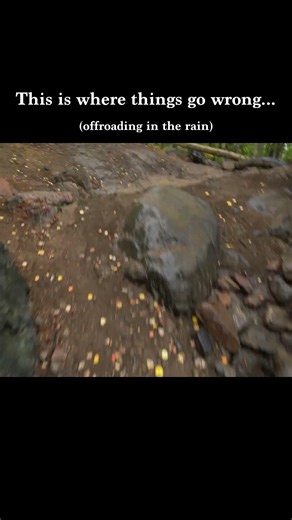 It started THUNDER STORMING while off-roading..