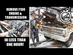 F100 Engine Removal - Quick & Easy How To