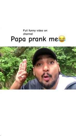 Papa prank on me #funny #comedyfilms #comedy