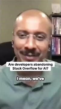 Are AI chatbots killing Stack Overflow? The truth about developer workflows.