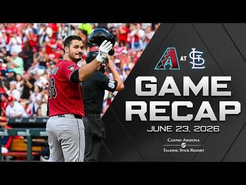 D-backs vs. Cardinals Game Highlights (6/23/26) | MLB Highlights | Arizona Diamondbacks