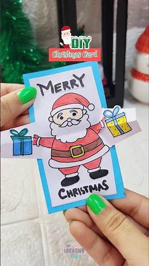 Full tutorial here 👆 Diy AMAZING Christmas POP UP card idea 🎅 #shorts #christmas #cards