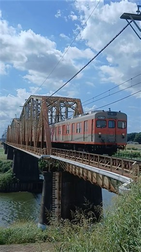 【唯一の原型顔👀】515A 普通 柏行き 東武8000型 8111F（初期修繕車） 江戸川橋梁 通過シーン #youtubeshorts