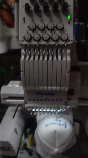 Cap Embroidery Machine in Action 🧢 | Custom Design | Short Video