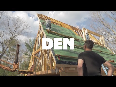 Den Customer Build Video: Nicolas Potts A-frame House DIY Construction