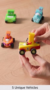 hand2mind Numberblocks Mini Vehicles, Race Car Toys, Toy Vehicle Playsets, Play Figure Playsets, Small Figurines for Kids, Number Toys, Counting Toys, Math Toys for Kids 3-5, Birthday Gifts for Kids