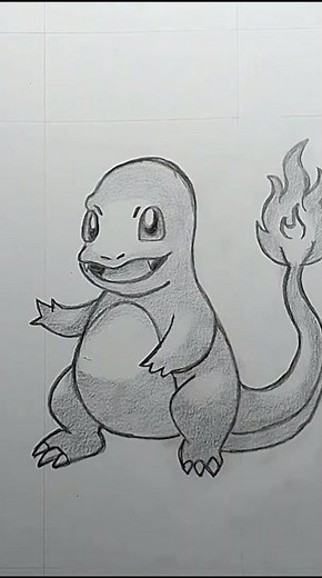 How to Draw Charmander from Pokemon #drawinglessons #howtodraw