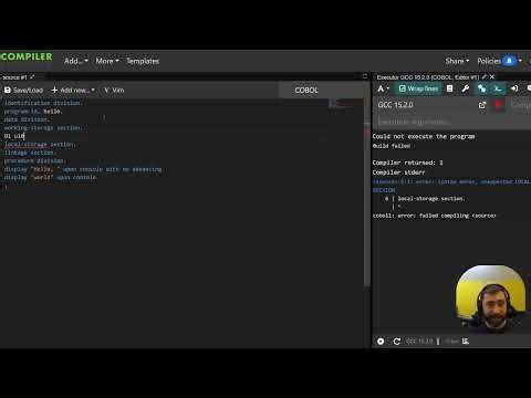 C Programmer fiddles with #COBOL