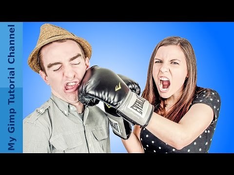 Vordergrund vom HIntergrund freistellen mit Gimp 2.9