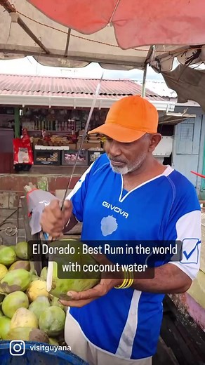 Coconut water (and Eldorado rum) vibes | Visit Guyana