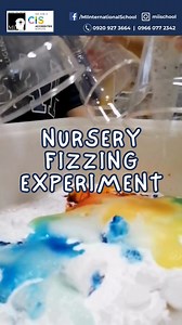 Why MIIS is the best preschool for your child 🤩 Watch as our nursery students experiment using fizz! This is not only visually stimulating but it introduces the concept of chemical reactions at a young age 😉 This experiment also helps with fine motor skills and color recognition, this is the MI experience; play-based learning activities and other developmentally appropriate practice (DAP) awaits your child here at MIIS 😍 CALL US AT 8928 0143 / 09668991069! 📲 Or visit our website: https://mis