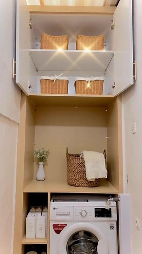 Before After Laundry Room Renovation: Ideas for a 1 Meter Laundry Room