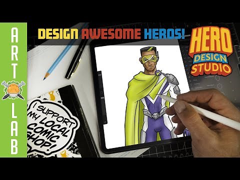 How To Draw Super Heroes with Hero Design Studio!