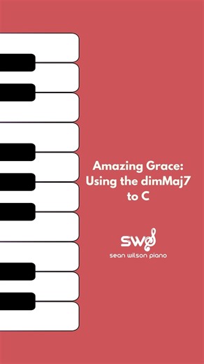 Sean | Piano Coach on Instagram: "Let’s take a look at how the dimMaj7 to C sounds!!!"