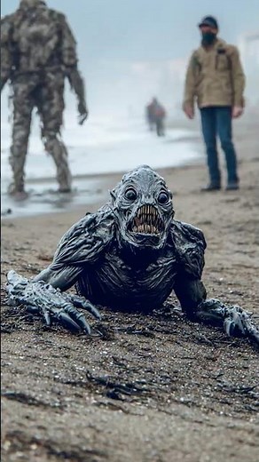 They Found Something on the Beach That Shouldn't Exist #alien #scary
