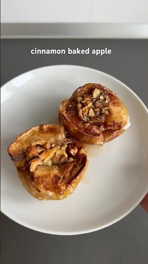 15-Min Air Fryer Baked Apples | Healthy winter Dessert